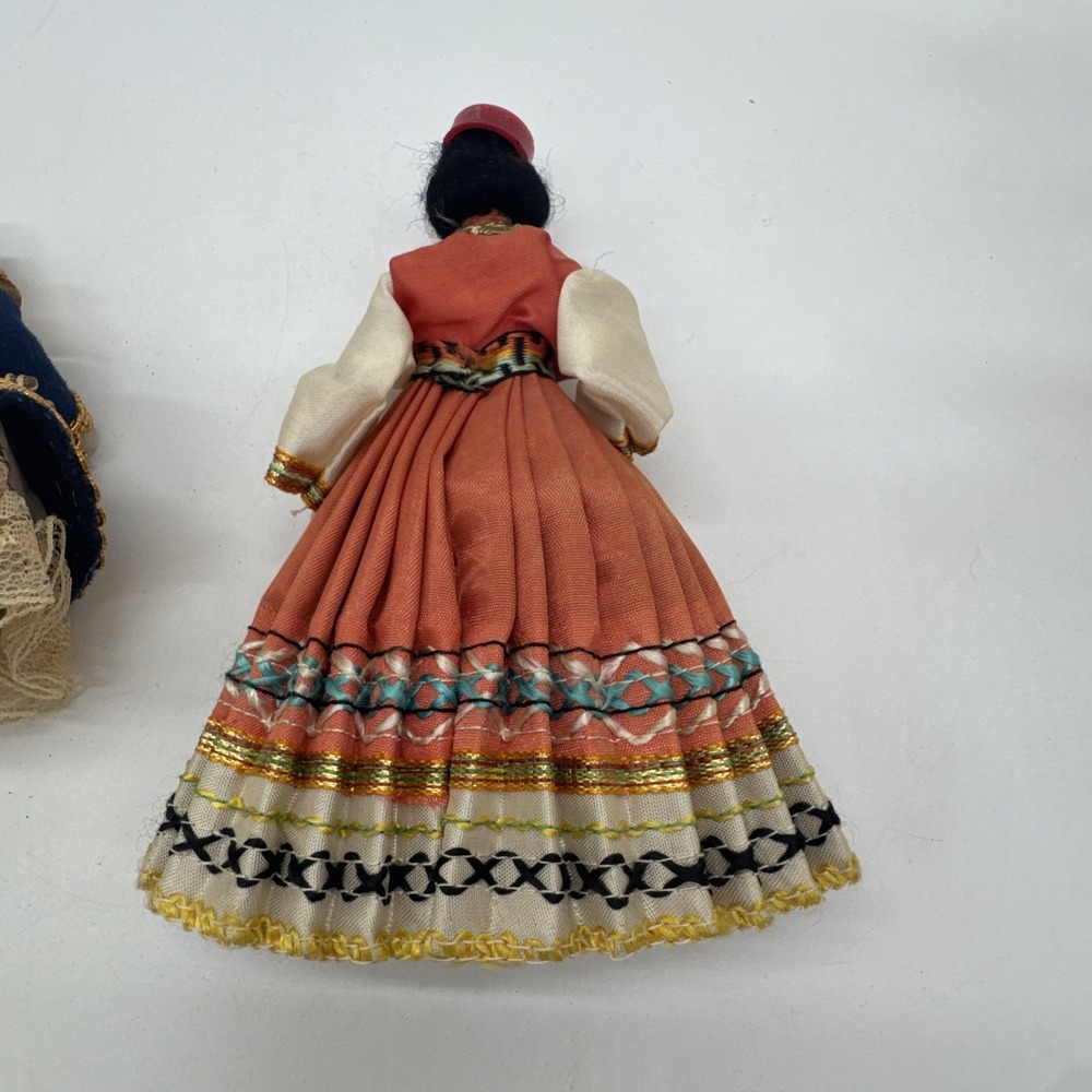 Vintage Greek Folk Art Dolls: Ethnic Clothing, Greece Dancers - Picture 9 of 9